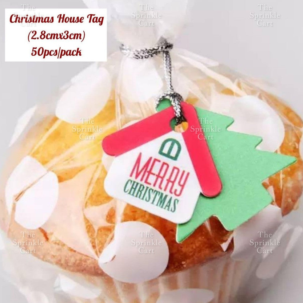 Christmas Sticker and Gift Tag DIY Food Box Sealing Label Packaging TSC
