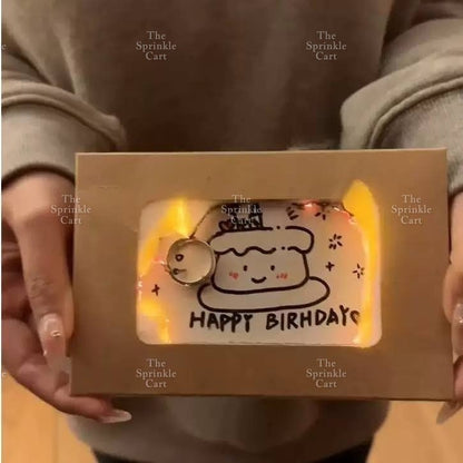 Surprise Burning Card DIY Magic Fire Hidden Message Greeting Reveal TSC