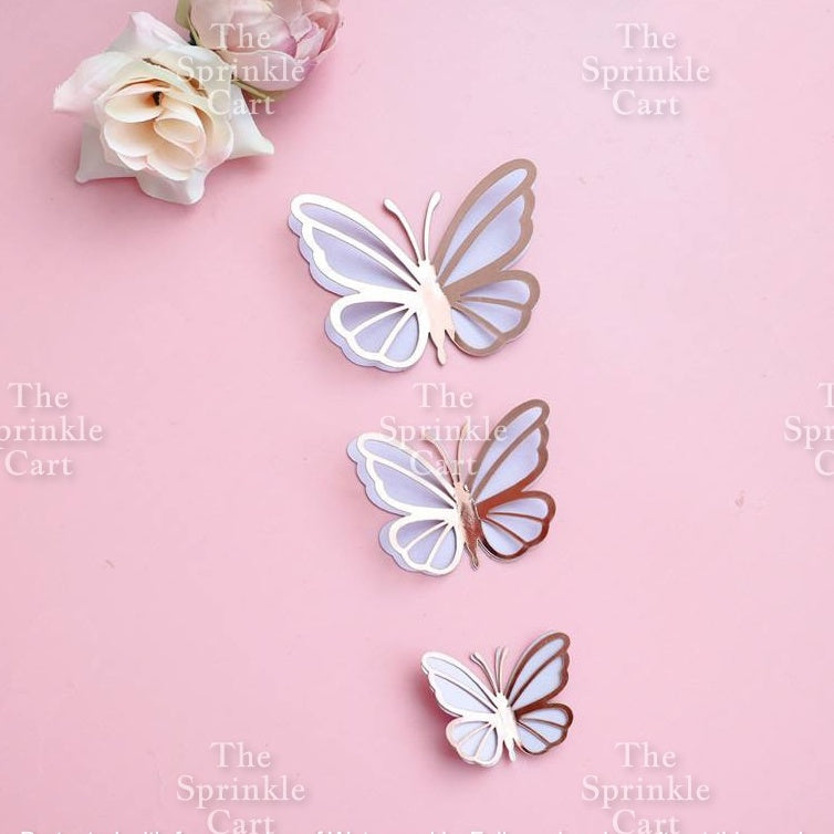 Leaf Fan Cake Toppers Paper Folding Butterfly Paper Topper Mini Paper Fan Round Cake Decoration