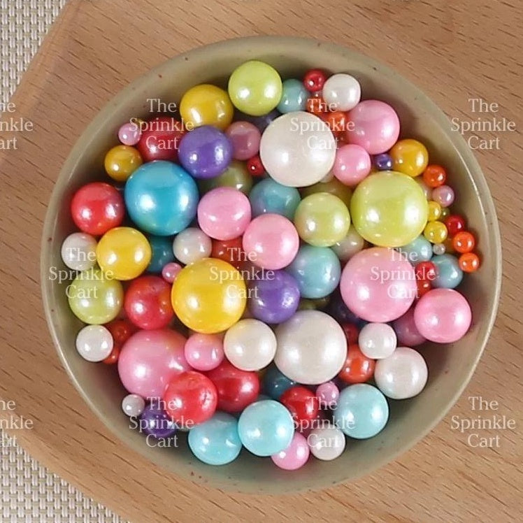 Edible Sprinkles Dragees Pearl Cake Decoration Sprinkle 50grams Confetti