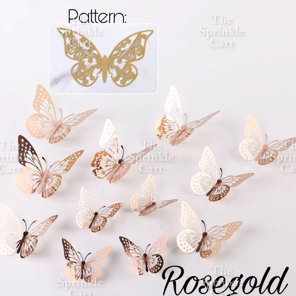 Leaf Fan Cake Toppers Paper Folding Butterfly Paper Topper Mini Paper Fan Round Cake Decoration