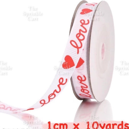 Christmas Ribbon Holidays Satin Ribbon Gift Christmas Happy Birthday Ribbon  theme Packaging