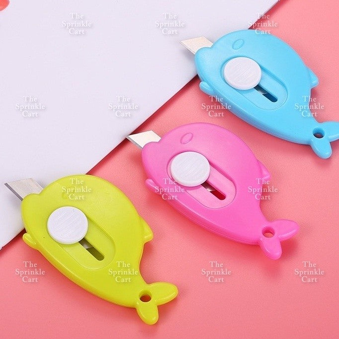 Cute Mini Cutter Dolphin Cutter Blade High Quality Sharp Utility Cutter