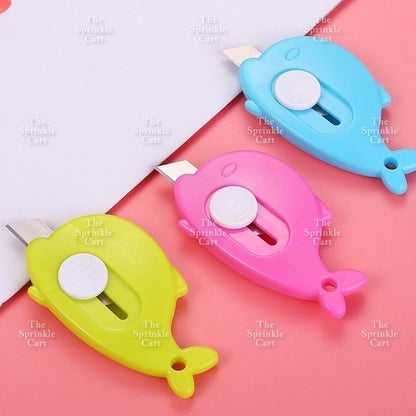 Cute Mini Cutter Dolphin Cutter Blade High Quality Sharp Utility Cutter