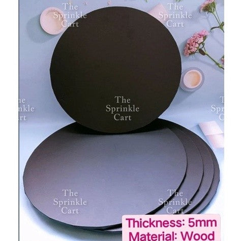 Cake Board High Quality 2mm Thick Scalloped Round Square Marble Silver Gold White MDF Boards