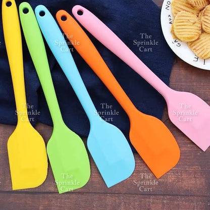 1-pc Non-Stick Random Color Silicone Spatula and Brush for Baking Cooking Heat Resistant