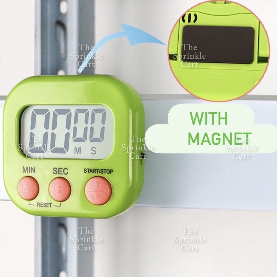 LCD Digital Kitchen Timer for Cooking Baking Timer Count Magnetic Multipurpose TSC