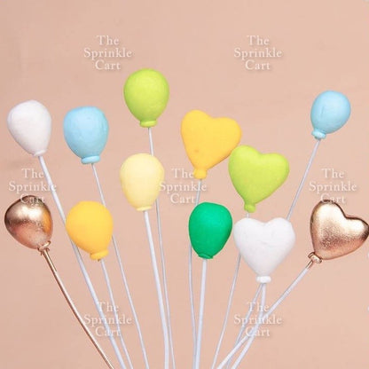 Rainbow Cloud Polymer Topper for DIY Decoration