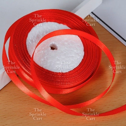 Colored Satin / Glitter Gold Silver Ribbon 23meters