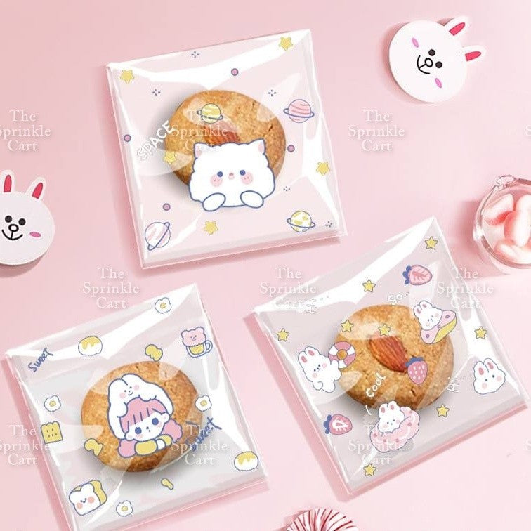Cookie Packaging OPP Plastic Bag Halloween Christmas Pastry Bag Transparent Cookie Plastic Bag