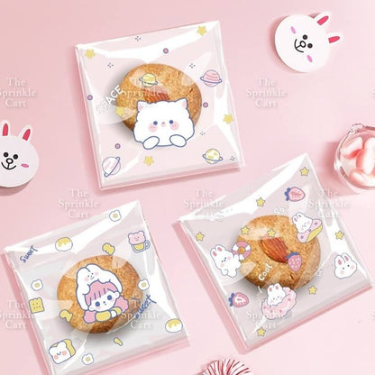Cookie Packaging OPP Plastic Bag Halloween Christmas Pastry Bag Transparent Cookie Plastic Bag