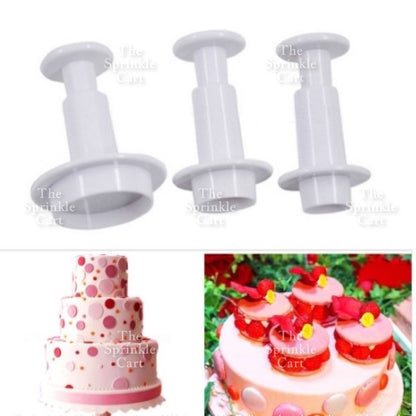 Fondant Plunger Cutter Cookies Molder Dough Cutter Snowflakes Cutter