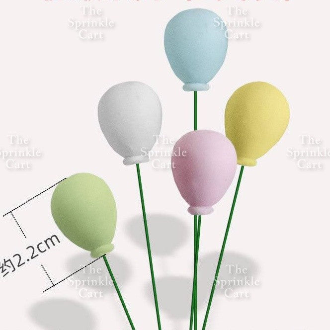 Rainbow Cloud Polymer Topper for DIY Decoration