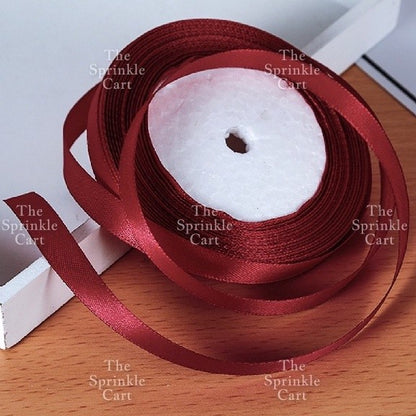 Colored Satin / Glitter Gold Silver Ribbon 23meters
