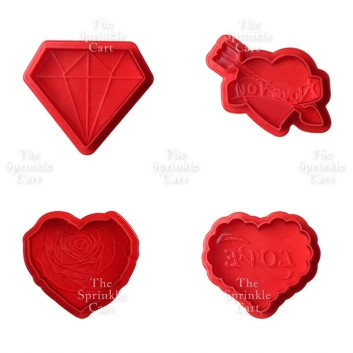 Fondant Plunger Cutter Butterfly Cutter Plunger Snowflakes Daisy Flower Cutter Plunger