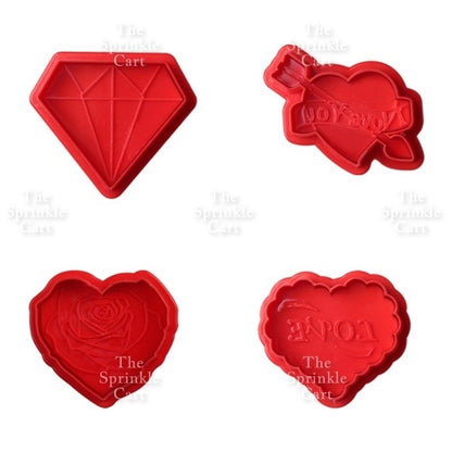 Fondant Plunger Cutter Butterfly Cutter Plunger Snowflakes Daisy Flower Cutter Plunger