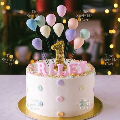 Polymer Balloon Topper for  DIY Decoration