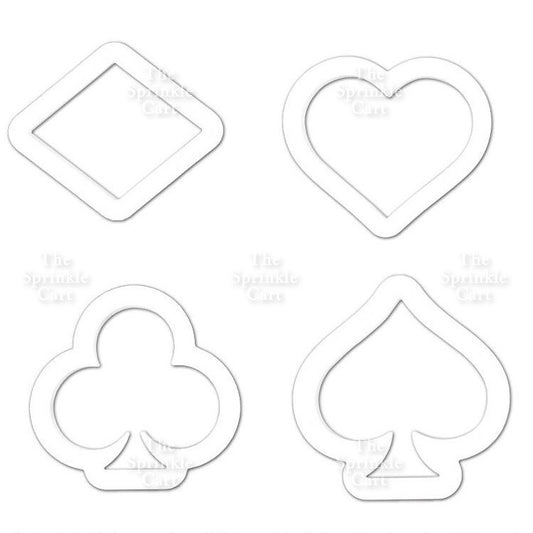 Cookie Cutter Plaque Plastic Vintage Frame Biscuit Cutter/Playing Cards Cookie Cutter for decor