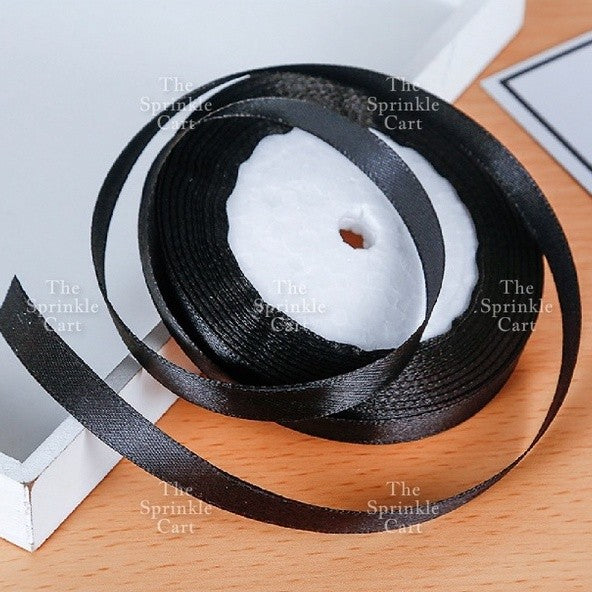Colored Satin / Glitter Gold Silver Ribbon 23meters
