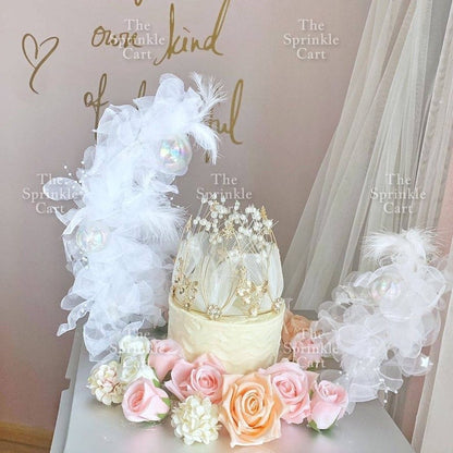 Feather Cake Topper Birthday Decoration TSC