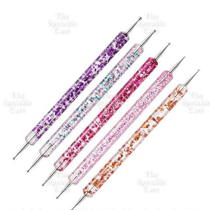 5pcs Dotting Tool Dual tip for Fondant Gumpaste Face Sculpting Nail art Clay Sculpture Cake