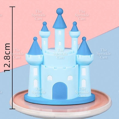 Castle Prince Princess Cake Paper and Acrylic Topper TSC