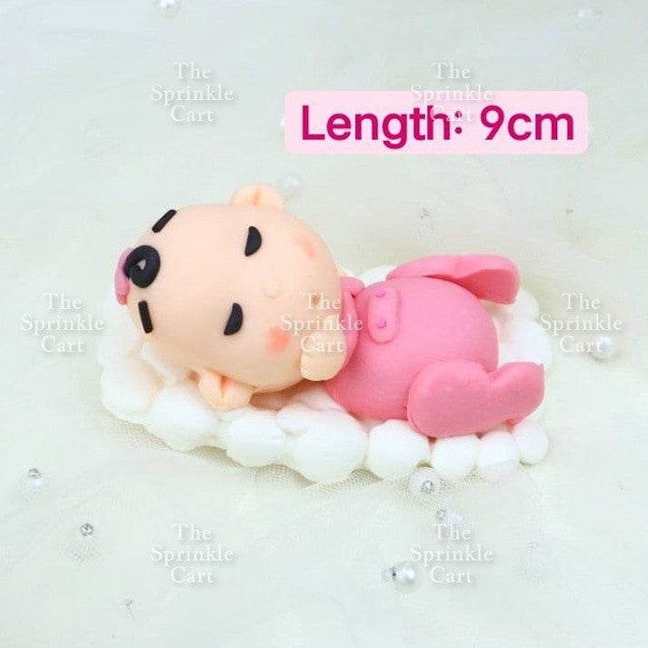 Angel Cake Topper Happy Christening Baptism Moon Baby Wings Cake Topper Decoration Baby Theme