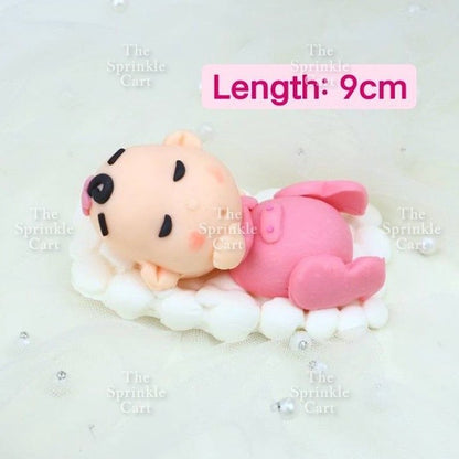Angel Cake Topper Happy Christening Baptism Moon Baby Wings Cake Topper Decoration Baby Theme