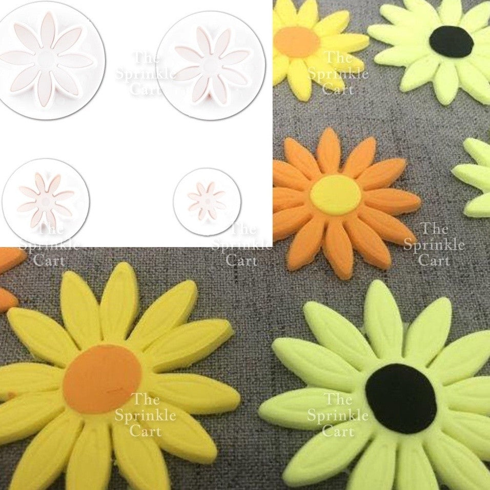 Fondant Plunger Cutter Cookies Molder Dough Cutter Snowflakes Cutter