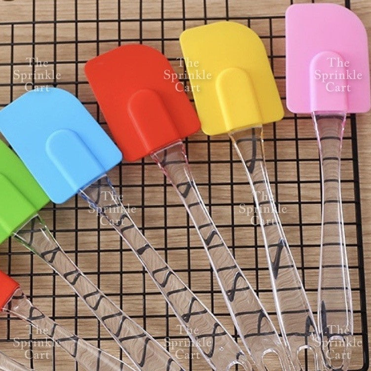 1-pc Non-Stick Random Color Silicone Spatula and Brush for Baking Cooking Heat Resistant