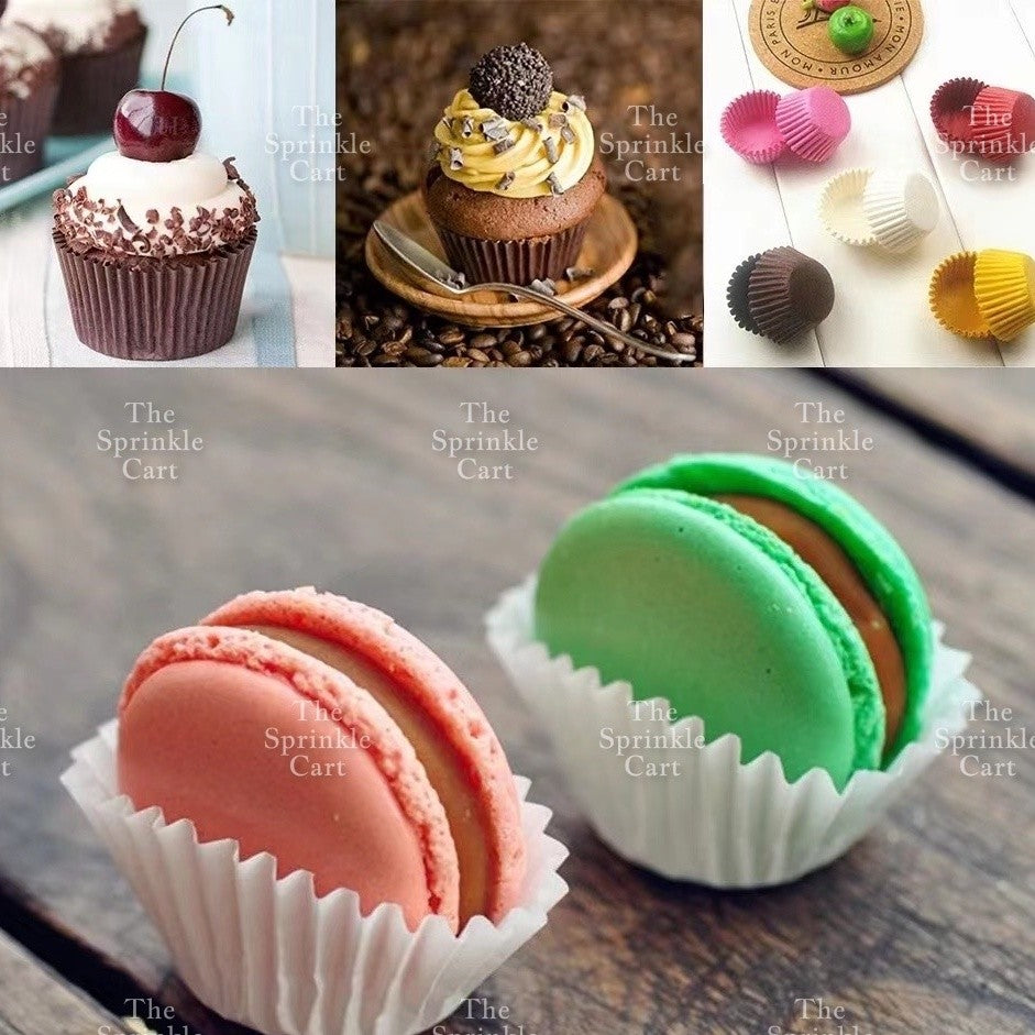 1000pcs/500pcs Paper Cupcake Liner Baking Muffin Tray Cake Chocolate Mold Decorating Tools
