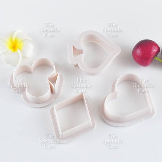 Cookie Cutter Plaque Plastic Vintage Frame Biscuit Cutter/Playing Cards Cookie Cutter for decor