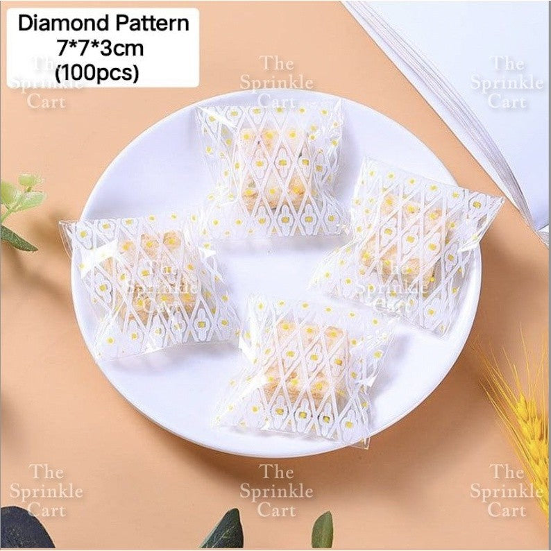 Cookie Packaging OPP Plastic Bag Halloween Christmas Pastry Bag Transparent Cookie Plastic Bag