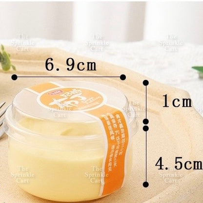 Transparent Dessert Plastic Container Cake Mousse Pudding Fruits Packaging TSC