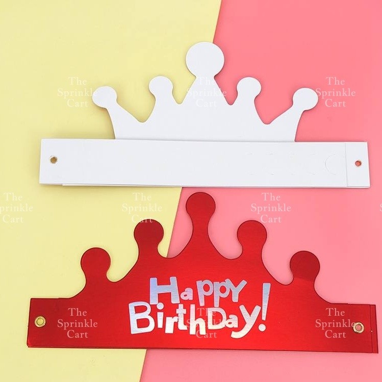 Happy Birthday Crown Cake Birthday Party Supplies Hat Birthday TSC