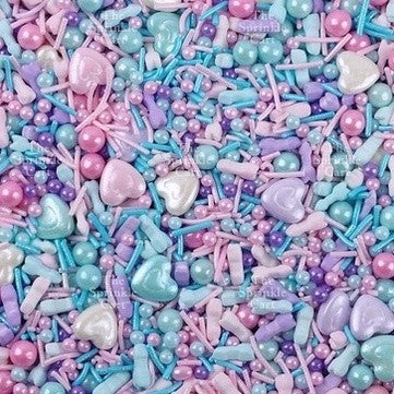Edible Sprinkle Dragees Luxe Series Metallic Gold Rosegold Matte Pastel 50grams Decoration