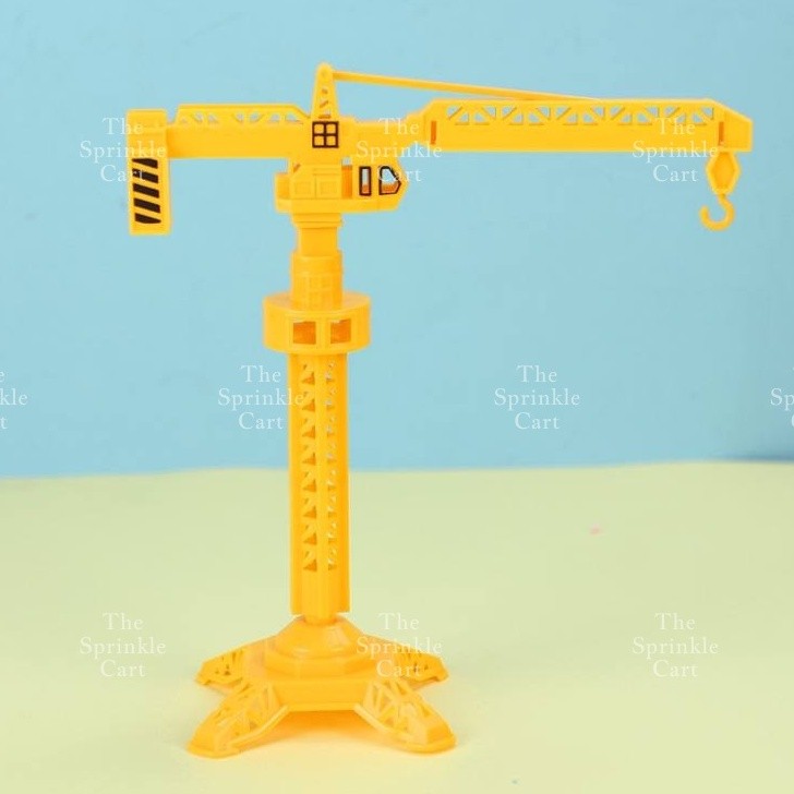 Tractor Toy Cake Topper Engineering Construction Signage Cake Topper Crane Boy Birthday Vehicles