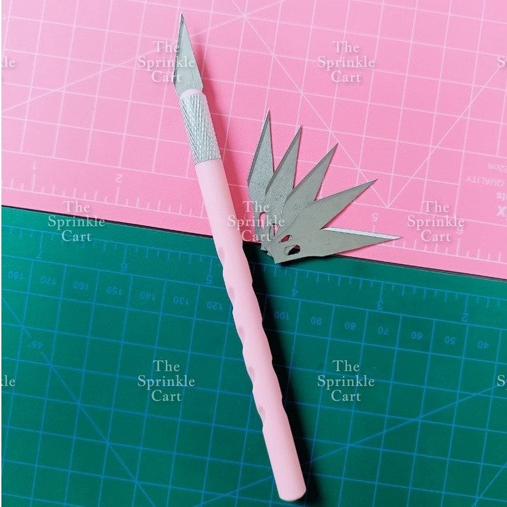 Mermaid Precision Knife with Blade Craft Knife Pen Type Cutter Baking Craft Arts Fondant TSC