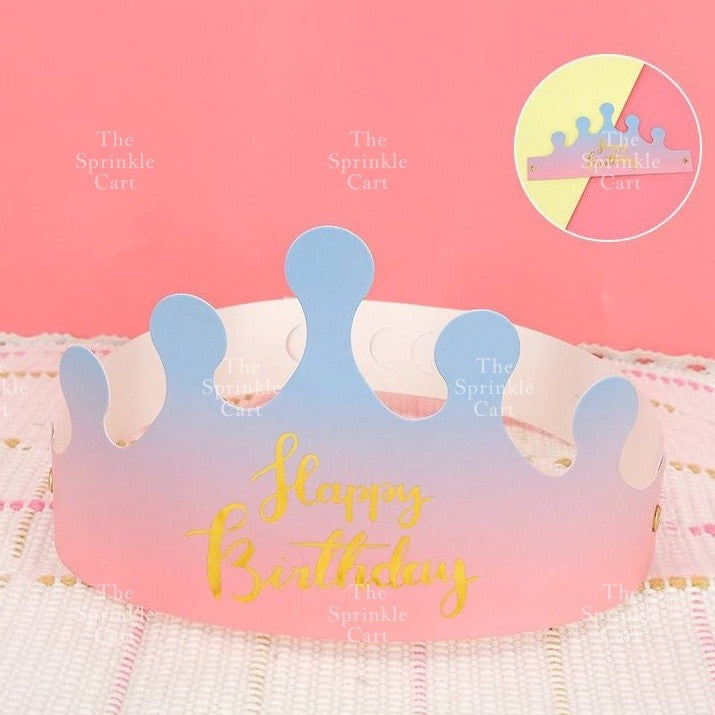 Happy Birthday Crown Cake Birthday Party Supplies Hat Birthday TSC