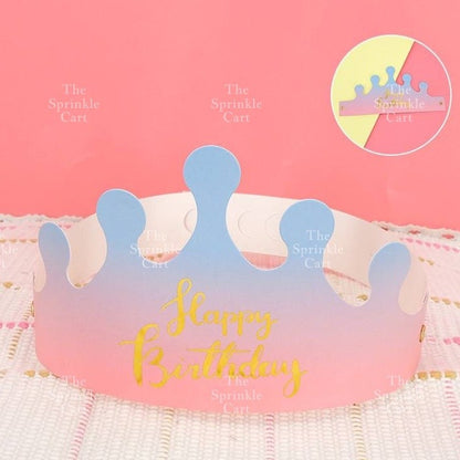 Happy Birthday Crown Cake Birthday Party Supplies Hat Birthday TSC