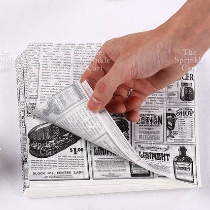 Bento Cake Box Clamshell Wax Paper Non grease Food Wrapper TSC