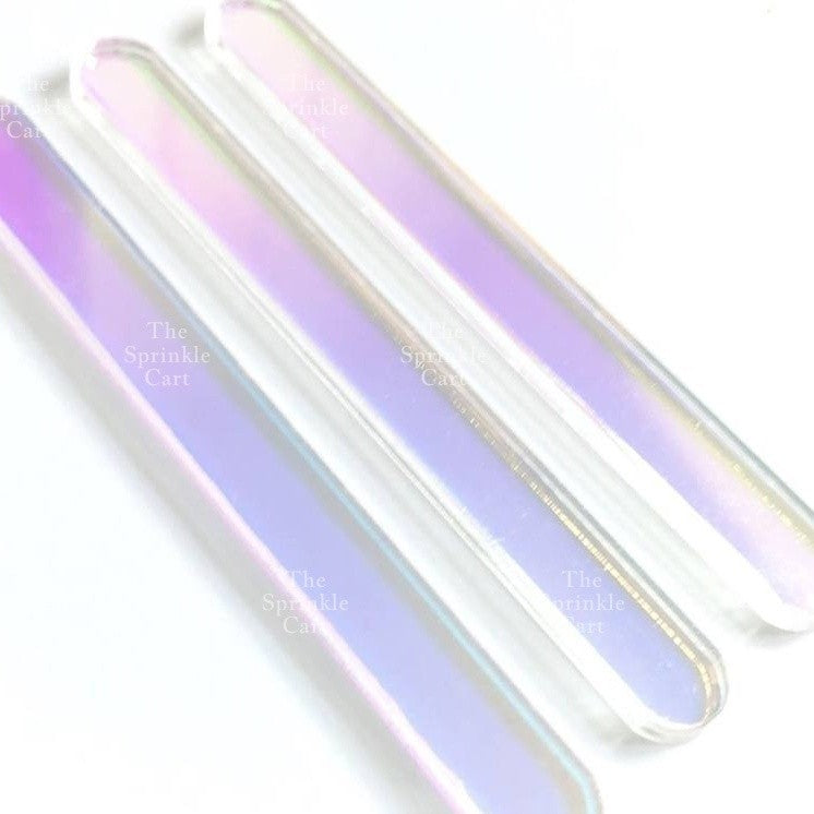 Acrylic and Wooden Ice Cream Popsicle Stick Transparent Colorful Popsicle TSC