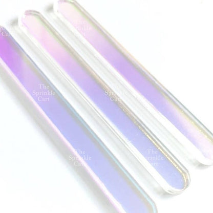 Acrylic and Wooden Ice Cream Popsicle Stick Transparent Colorful Popsicle TSC