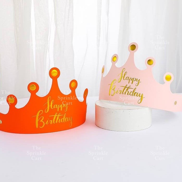 Happy Birthday Crown Cake Birthday Party Supplies Hat Birthday TSC