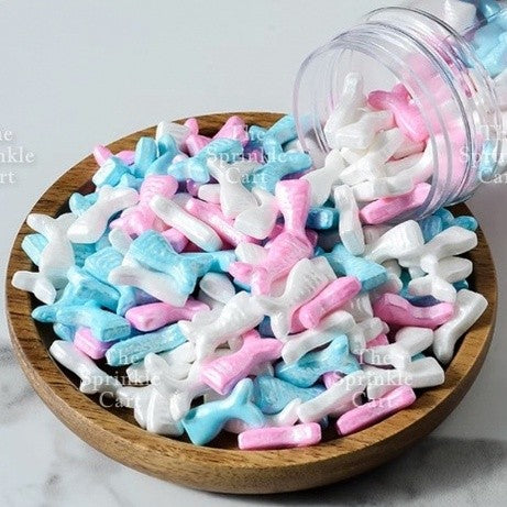 Edible Sprinkle Dragees Luxe Series Metallic Gold Rosegold Matte Pastel 50grams Decoration
