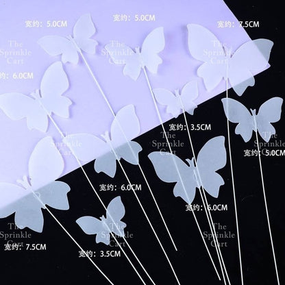 Butterfly cake topper for decoration Girl Fan cake topper