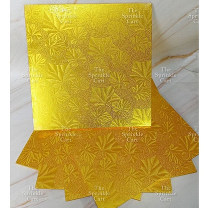 Cake Board High Quality 2mm Thick Scalloped Round Square Marble Silver Gold White MDF Boards