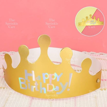 Happy Birthday Crown Cake Birthday Party Supplies Hat Birthday TSC