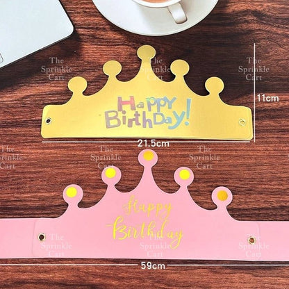 Happy Birthday Crown Cake Birthday Party Supplies Hat Birthday TSC