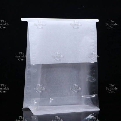 10pcs Bread Bag with Window & Basket Design Self Sealing Tie Toast Bread Pastry Packaging Bag